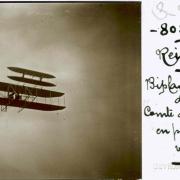 Biplan Wright du Comte Lambert en vol